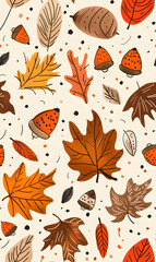 cartoon 2d illustrator doodle pattern, cute pattern in graphic seamless pattern