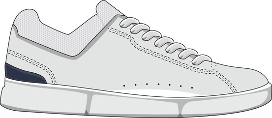Vector sneakers shoes for training, running shoe vector illustration. Sport shoes , isolated