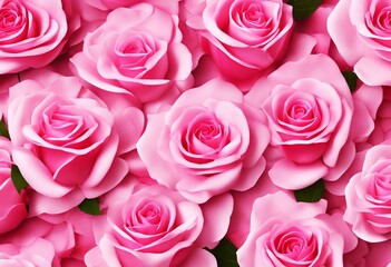 decoration vector border decor background continuous horizontal rosebuds curl bud pink seamless decorative