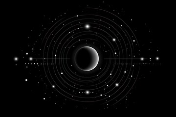 Eclipse astronomy abstract nature.