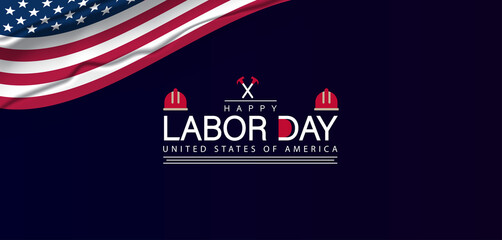 Fototapeta premium Stunning Design for a Joyous Labor Day Celebration