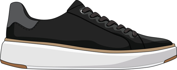 Vector sneakers shoes for training, running shoe vector illustration. Sport shoes , isolated