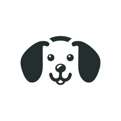 playful dog logo vector illustration template design