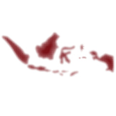 Indonesian Map Halftone