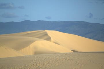 Los medanos de Coro son dunas de arena que movidas por los fuertes vientos de la peninsula toman formas muy caracteristicas.