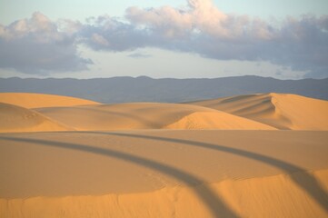 Los medanos de Coro son dunas de arena que movidas por los fuertes vientos de la peninsula toman formas muy caracteristicas.