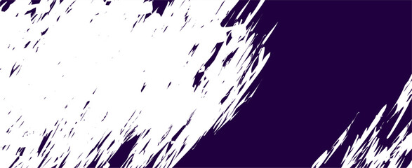 Vector illustration of abstract white texture on  dark purple background