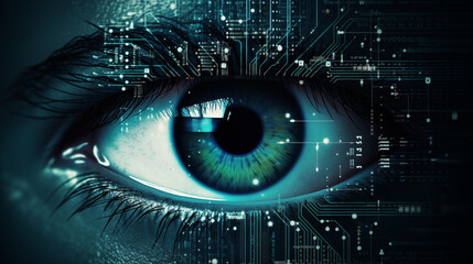 Symbolic representation of an eye within an eye