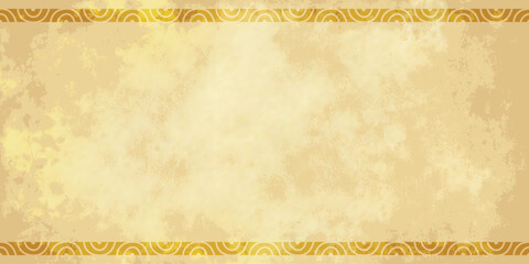 Ethnic background, ornament, frame, vector design	
