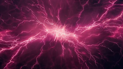 Fototapeta premium Abstract Pink Lightning