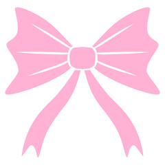 pink flower and ribbon