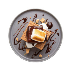 Isolated PNG Melted Marshmallow Magic , GENERATIVE AI