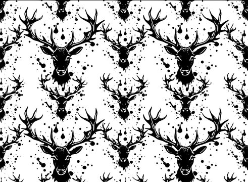 pattern design for laser tumbler, tumbler wrap 40 oz, from deer