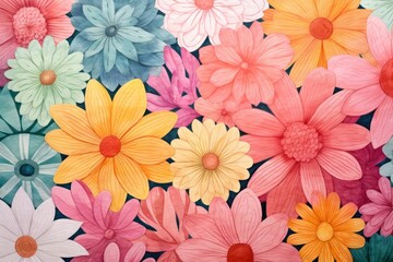 Spring floral pink background.