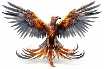 Obraz premium Phoenix vulture chicken animal.