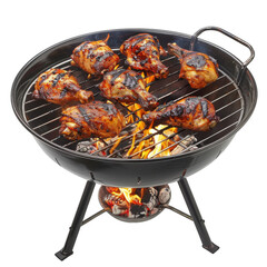 Barbecued Chicken on Grill