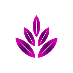 Natural floral logo simple illustration vector art for your brand