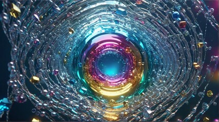 Jewel-Encrusted Underwater Coral Reef