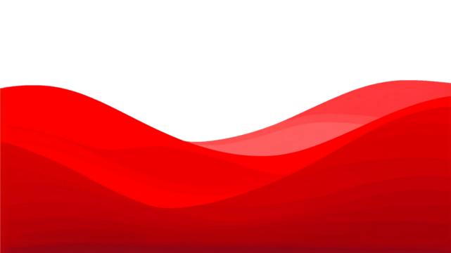 Streamlined red texture background is transparent