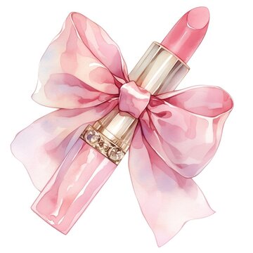 recommend clip art: Coquette lipstick cosmetics smoke pipe.