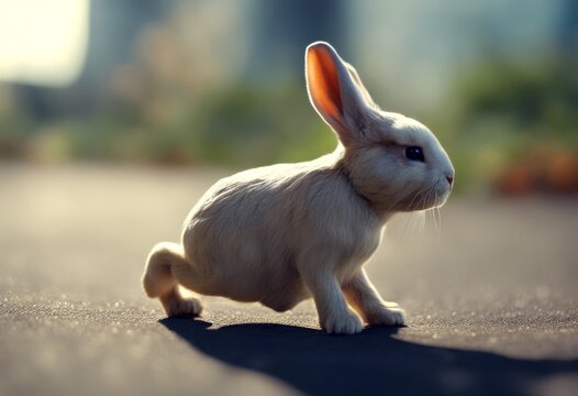 animal ai robot science cyborg rabbit illustration generative cartoon saturn vector explore r34 bunny running technology futuristic