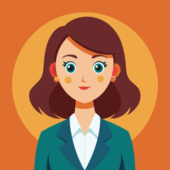 business woman character vector illustration