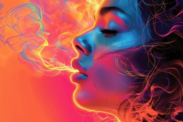 celebrates the playful and rebellious side of smoking, with a bold and colorful aesthetic.