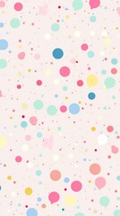 Cute confetti pattern wallpaper backgrounds.