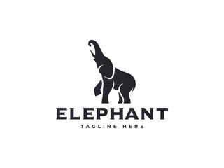 elephant logo vector illustration. logo templates