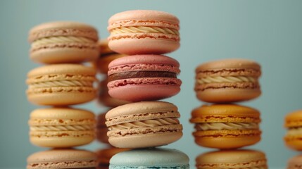 Fototapeta premium a close upa close up shot of delicious sweets