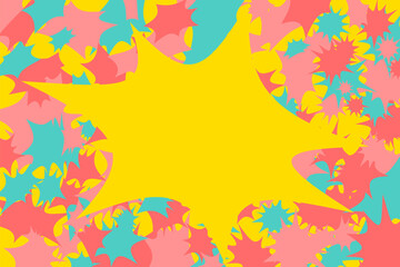 抽象的な背景イラスト