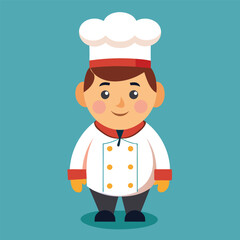 a chef character vector illustration