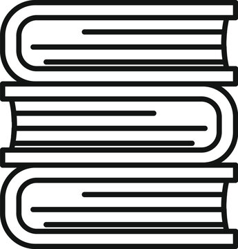 recommend clip art: Stack of three books with covers slightly open, suggesting knowledge and learning