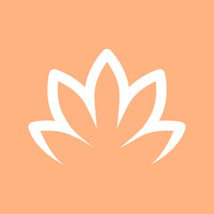 Natural floral logo simple illustration vector art for your brand