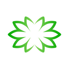 Natural floral logo simple illustration vector art for your brand