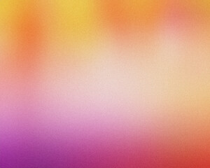 Fototapeta premium Grainy textured abstract background with a mix of yellow, orange, and purple hues