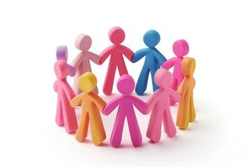 World cancer day supporting people to each other Generative Ai