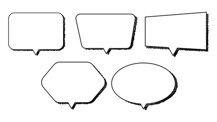 Speech bubble, cute, stylish, YouTube compatible, free material, colorful