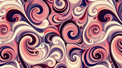 Swirl pattern wallpaper