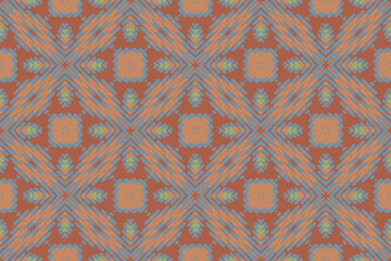 Tile Pattern Portuguese, Traditional Ethnic Ikat, Aztec Abstract Vector Pattern, Seamless Pattern in Tribal, Folk Embroidery and Mexican Style.