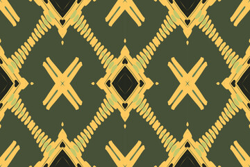 Tile Pattern Portuguese, Traditional Ethnic Ikat, Aztec Abstract Vector Pattern, Seamless Pattern in Tribal, Folk Embroidery and Mexican Style.