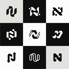 LOGO ONE SET OF LETTER N