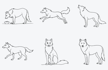 Majestic Wolves, Ultimate Line Art Collection