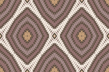 Ceraamiche Decorative, Traditional Ethnic Ikat, Aztec Abstract Vector Pattern, Seamless Pattern in Tribal, Folk Embroidery and Mexican Style.