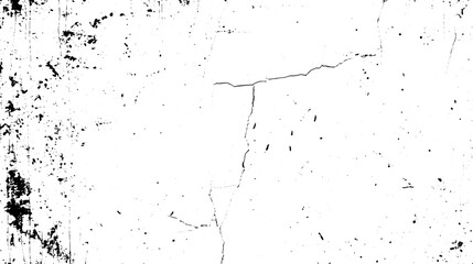 crack concrete white wall or Cement wall background. old wall background, a black and white vector of a cracked wall texture background.