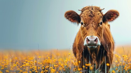 The Beauty of Grazing Cattle in Serene Natural Landscapes