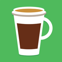       Coffee cup logo icon vector illustration.
