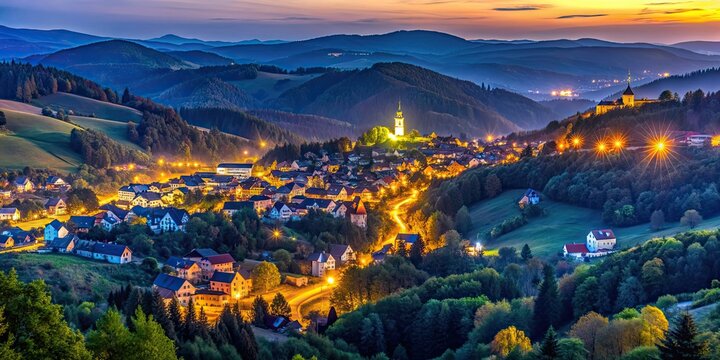 Night view of Tarnica in the Bieszczady National Park, Poland, Tarnica, Bieszczady, National Park, Poland, night, view, mountains