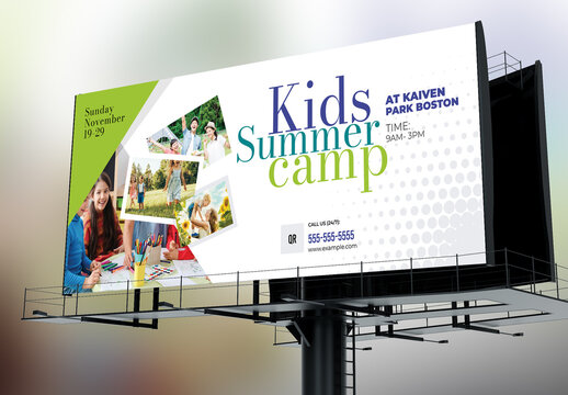 Kids Summer Camp Billboarrd Signage