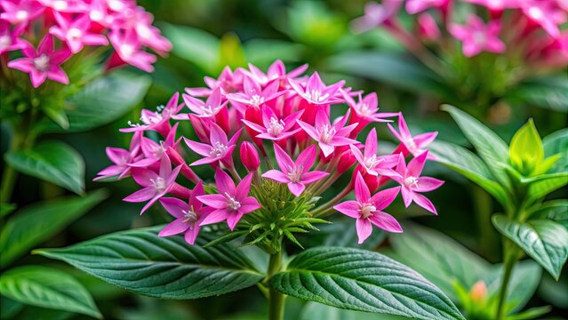 Pink double flowered pentas plant, pink, double, flower, pentas, plant, blooming, garden, nature, flora, vibrant, colorful
